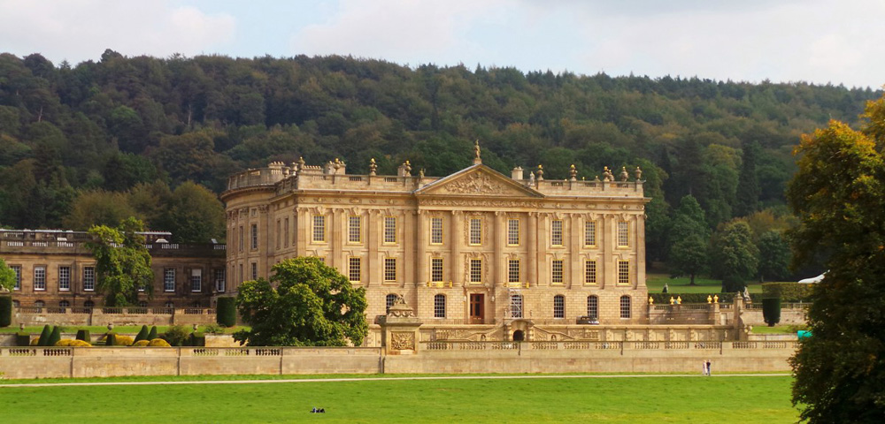 Chatsworth House, façade ouest