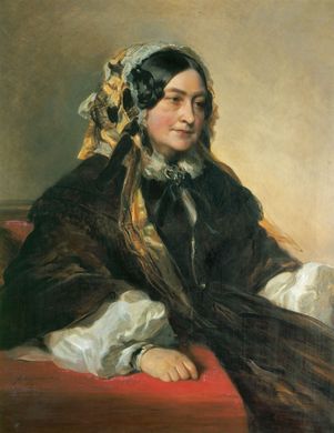 Portrait de Victoria, duchesse de Kent, mère de la reine Victoria d'Angleterre.