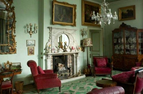 Salon, intérieur, maison, époque Jane Austen, Régence